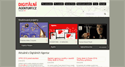 Desktop Screenshot of digitalniagentury.cz