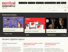 Tablet Screenshot of digitalniagentury.cz